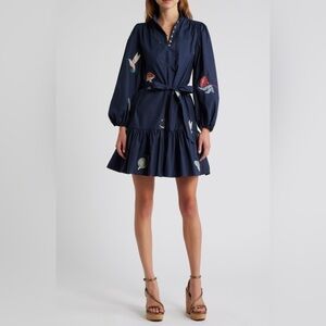 Ciebon | Dresses | Nwot Ciebon Savanah Embroidered Long Sleeve Cotton Dress  Size S 5 | Poshmark